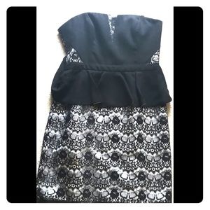 Strapless mini dress/ Special occasion